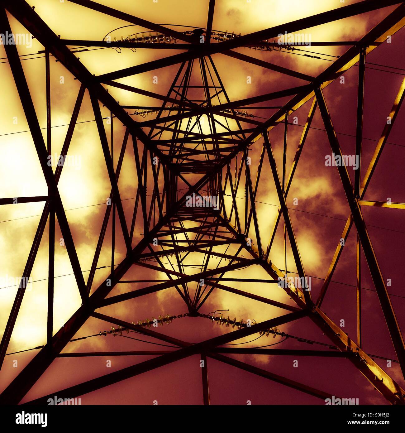 Orange pylon hires stock photography and images Alamy