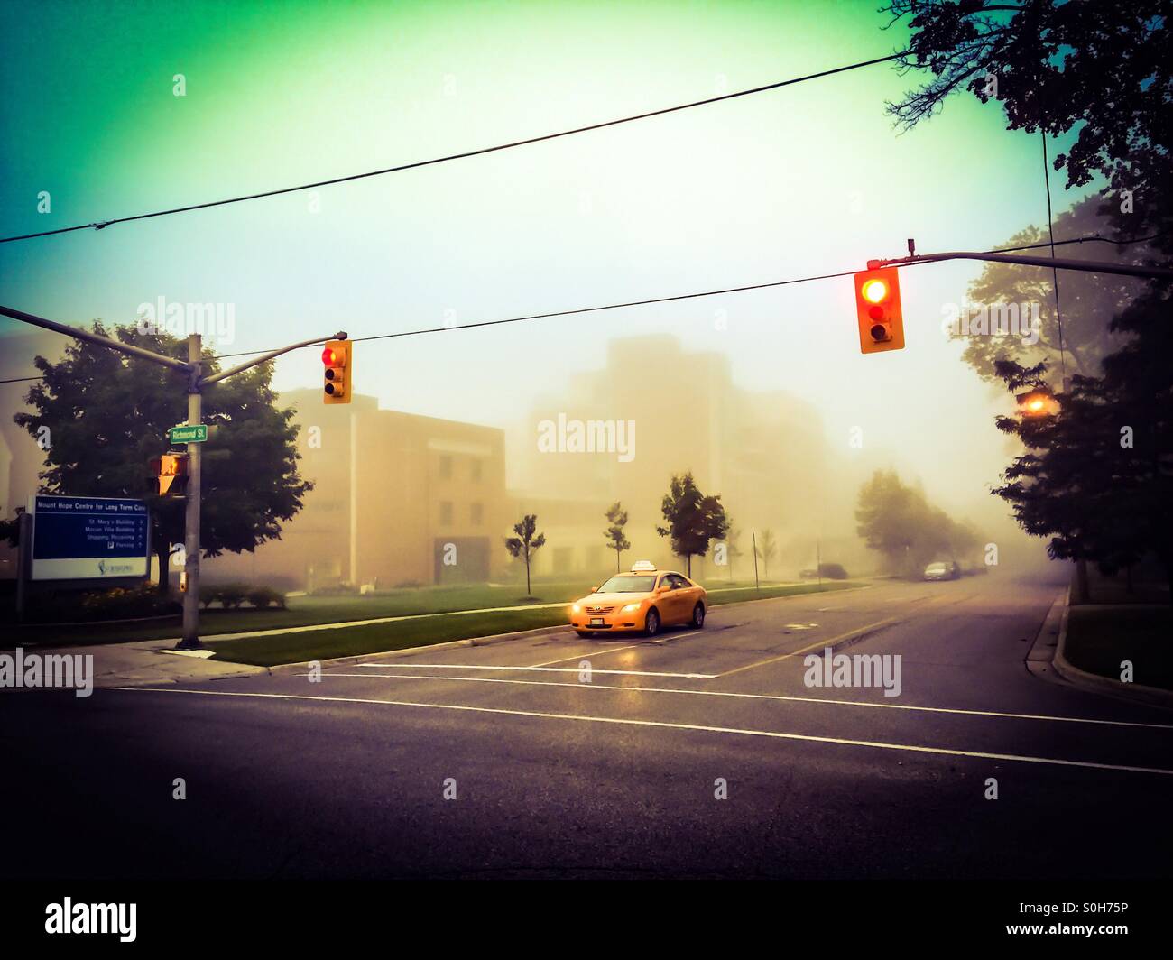 Foggy II - Smartphone Captured Stock Image