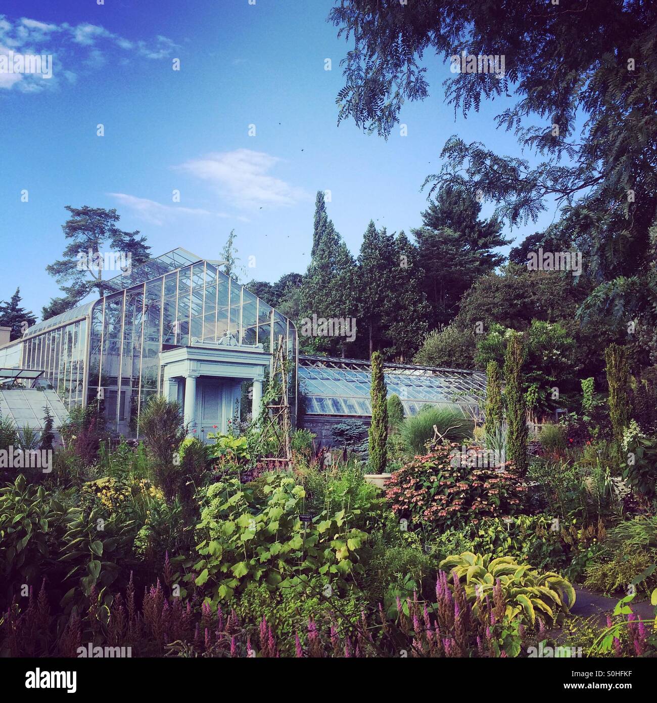 Wave Hill, New York Stock Photo Alamy