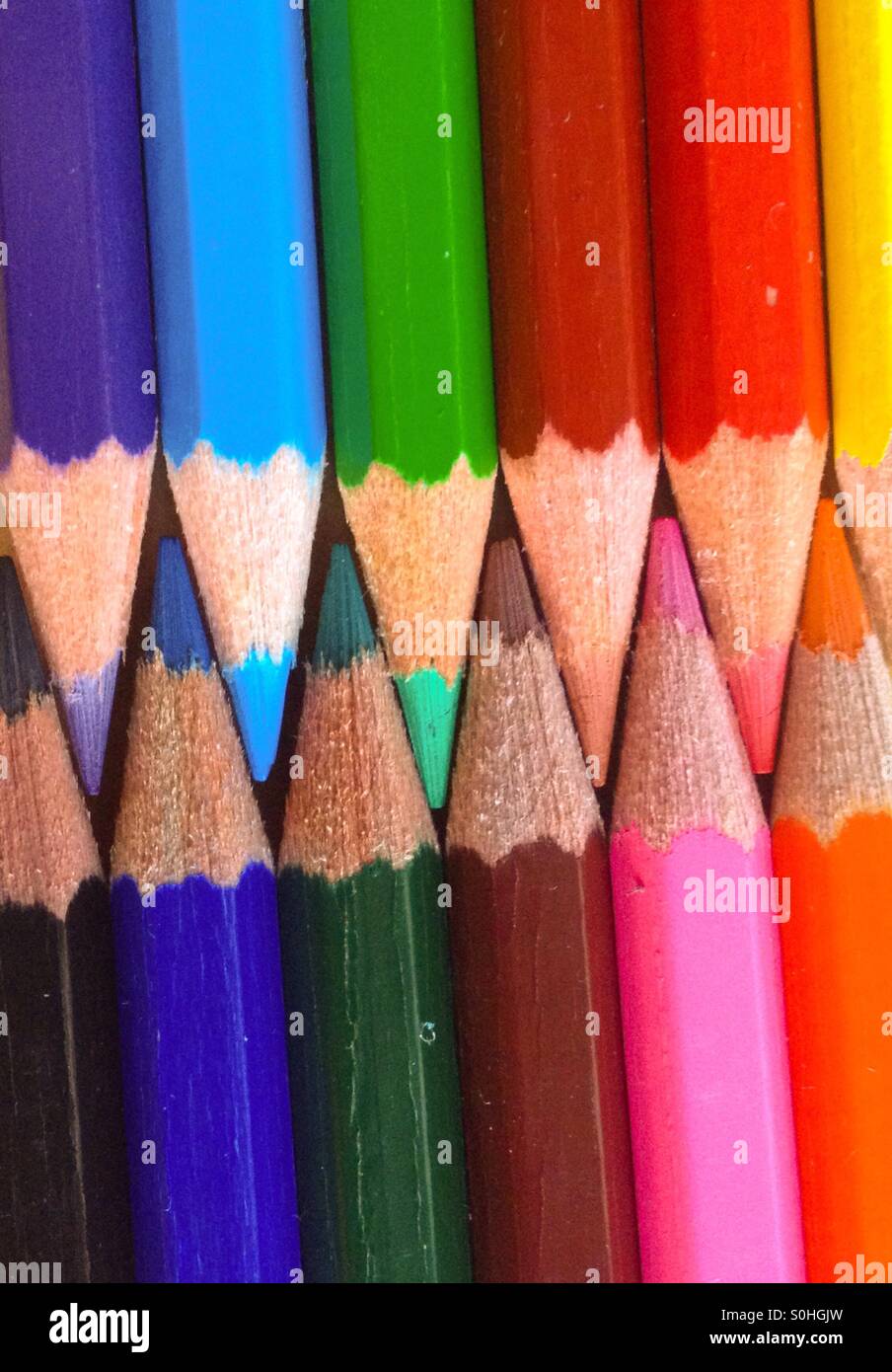 Colorful pencils Stock Photo