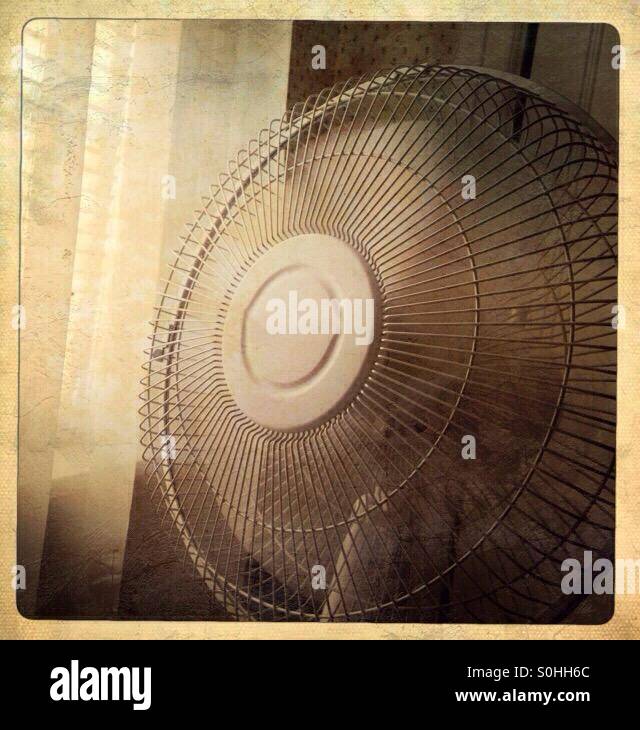A fan to beat the summer heat  (3). - Smartphone Captured Stock Image