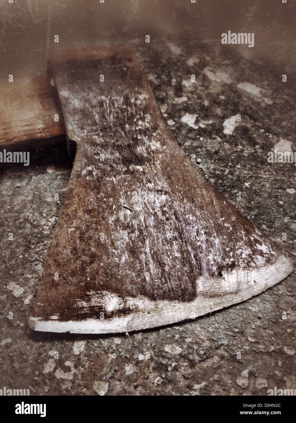 Axe Blade - Smartphone Captured Stock Image