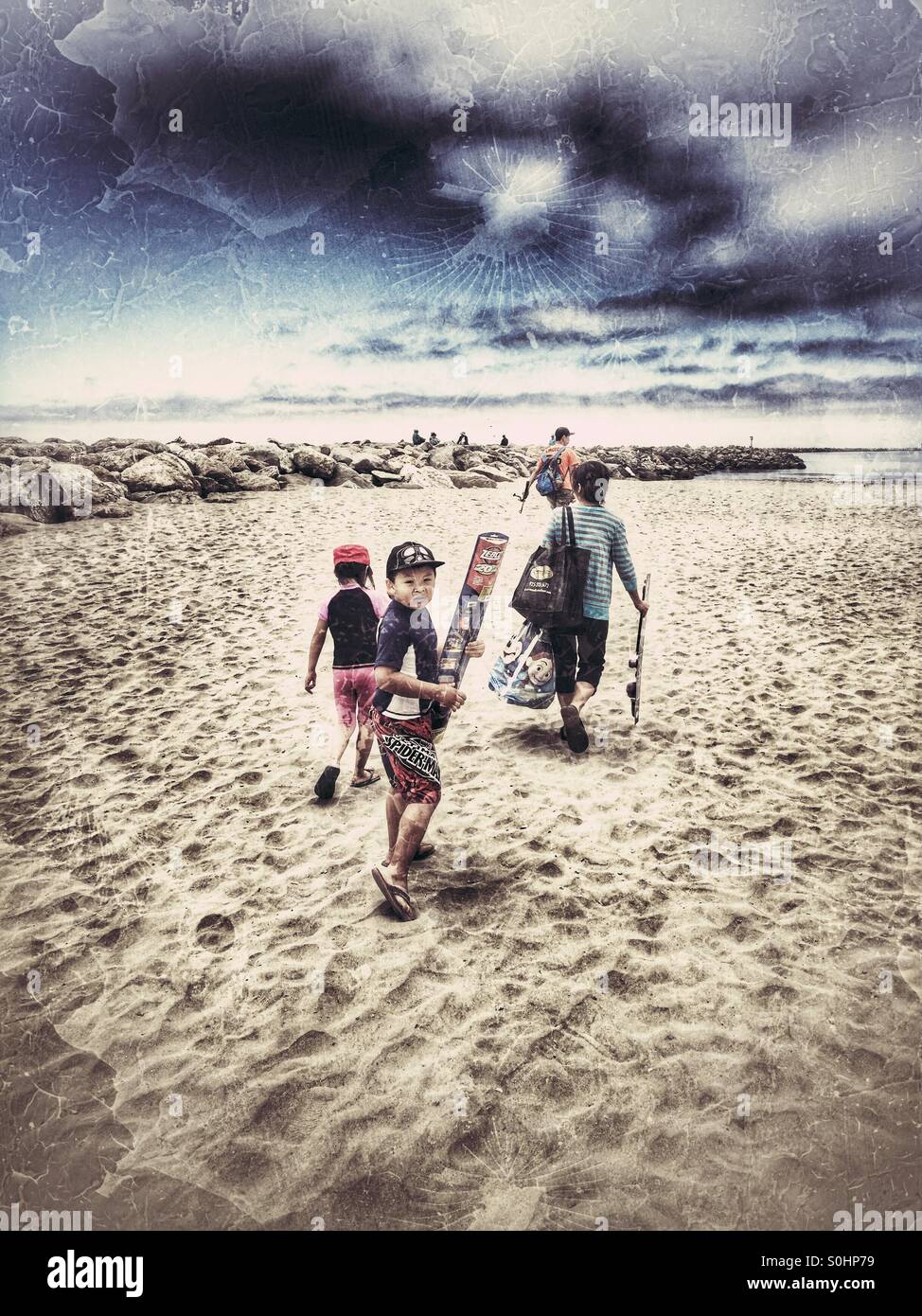 Beach goers Stock Photo 310177261 Alamy