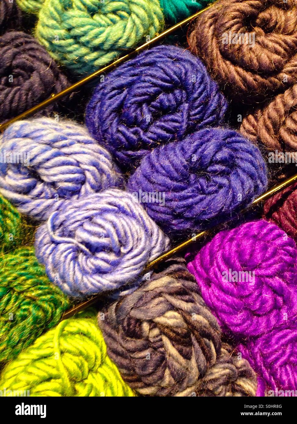 Colorful yarn Stock Photo Alamy