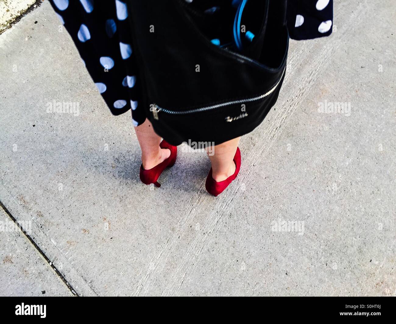 Red heels - Smartphone Captured Stock Image