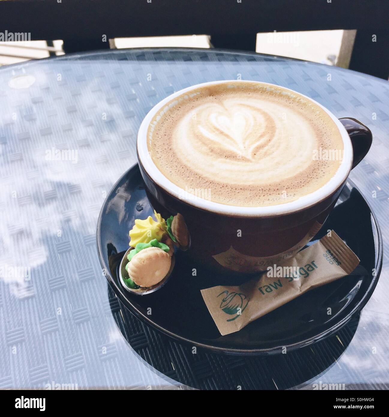 Flat white - Smartphone Captured Stock Image