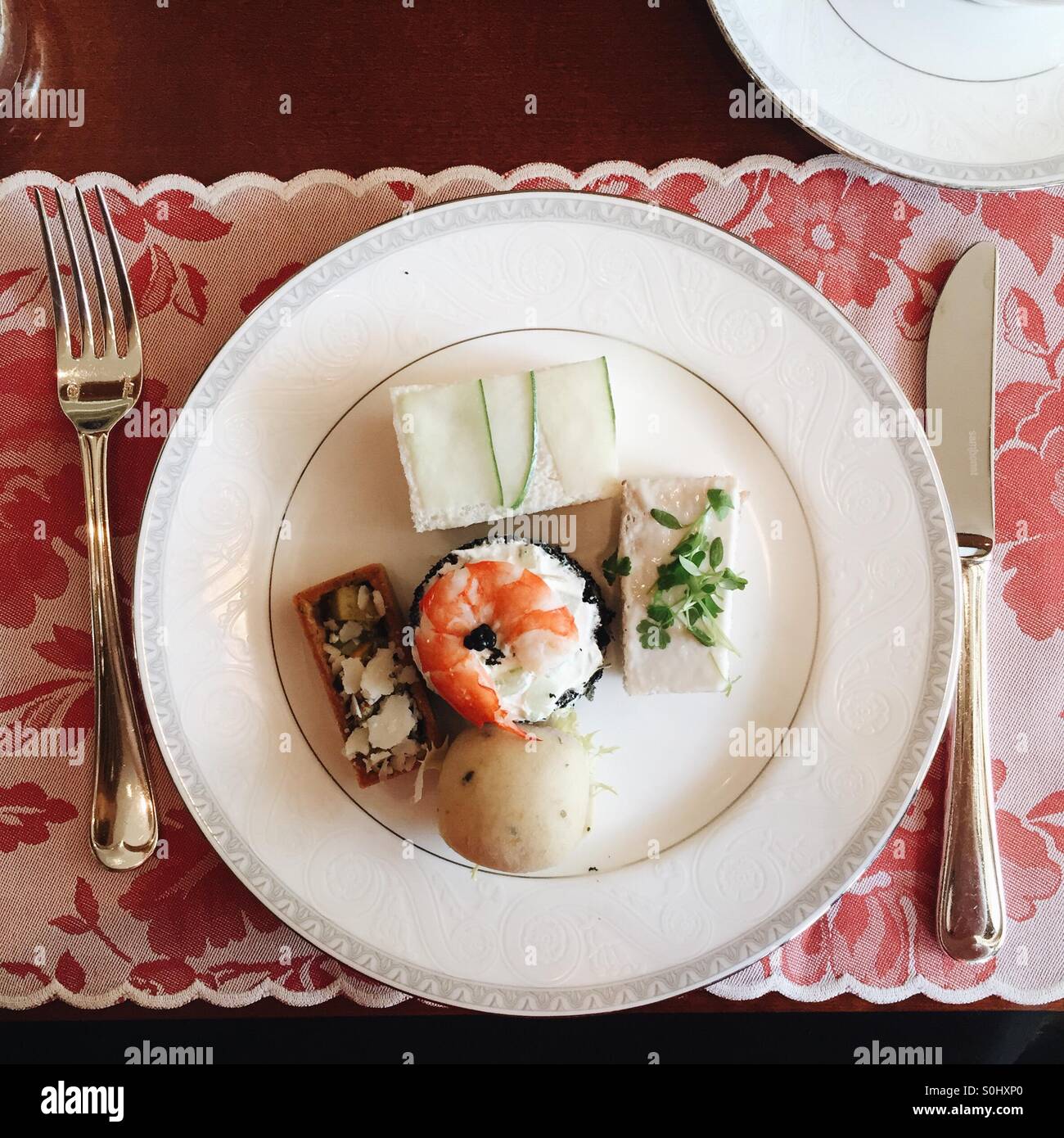 Canapé - Smartphone Captured Stock Image