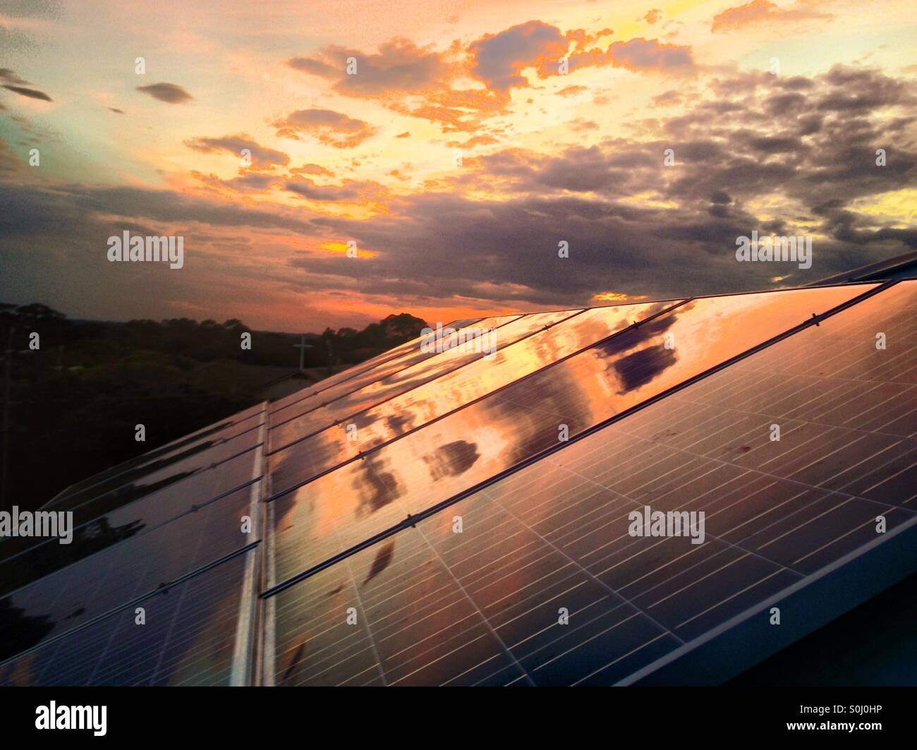 Rooftop sunset hi-res stock photography and images - Alamy