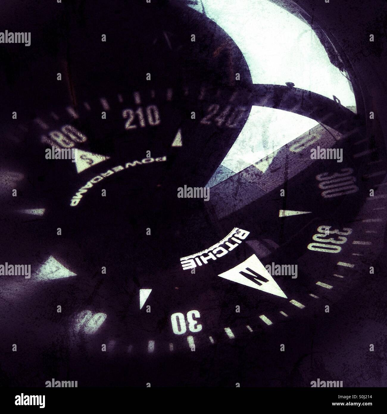 Compass - Smartphone Captured Stock Image