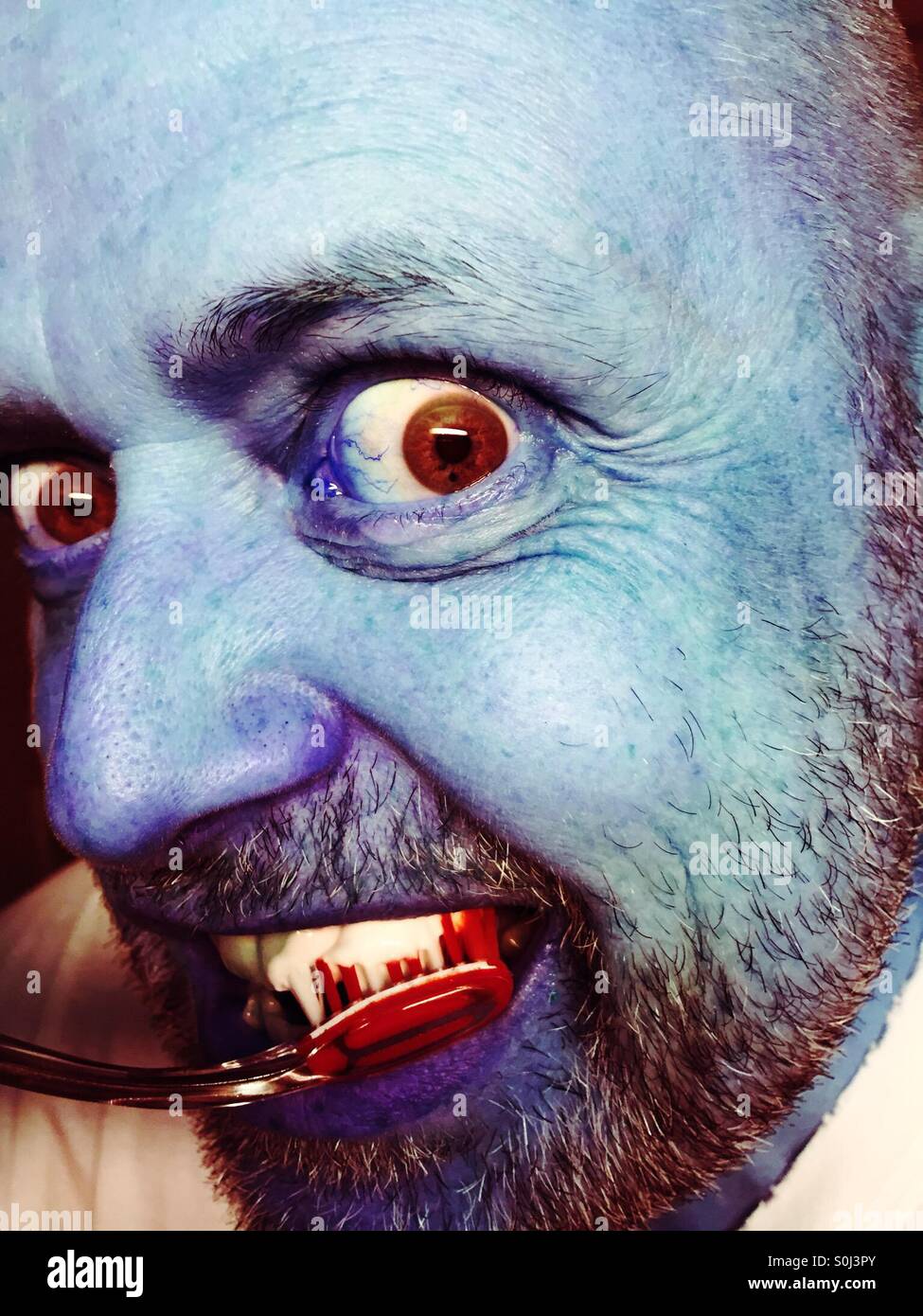 Eviction of The Tooth Gremlin - Smartphone Captured Stock Image