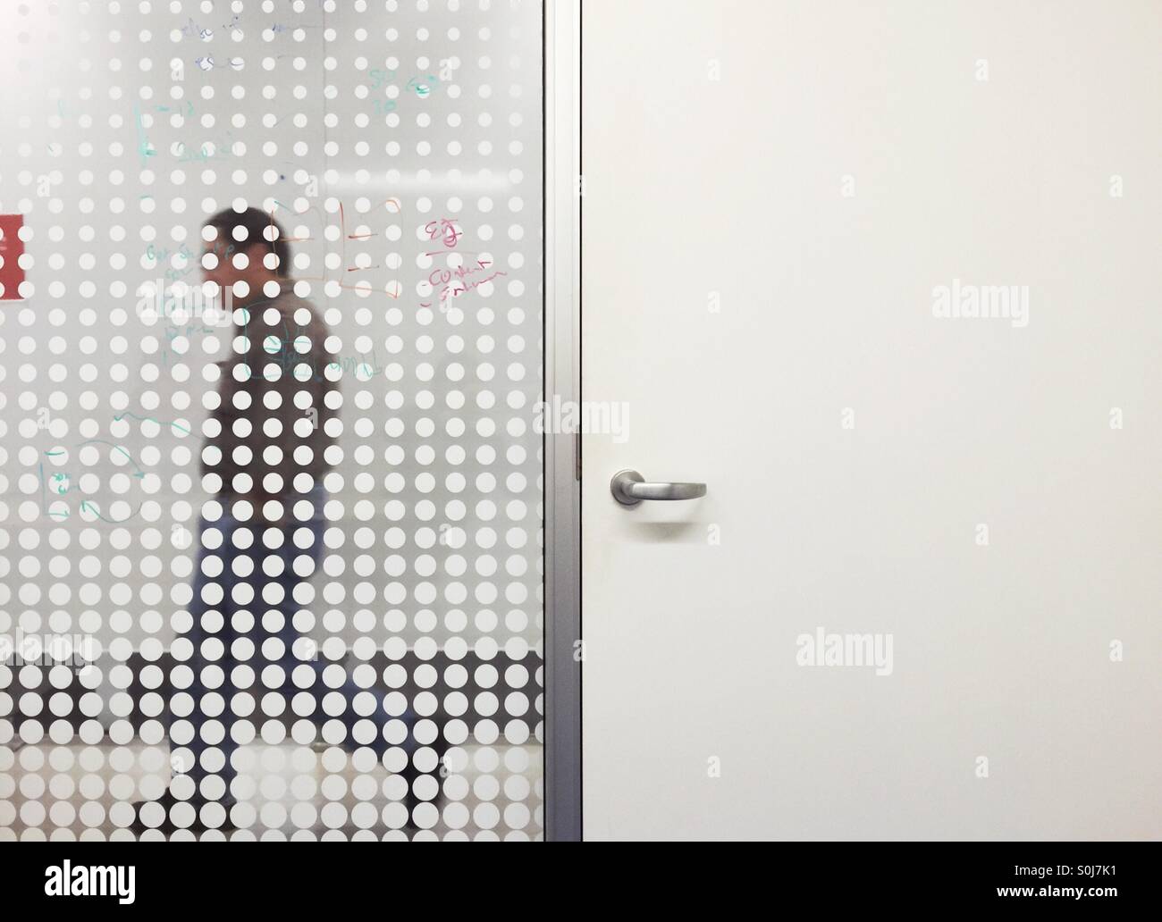Working in the Silicon Valley - Smartphone Captured Stock Image