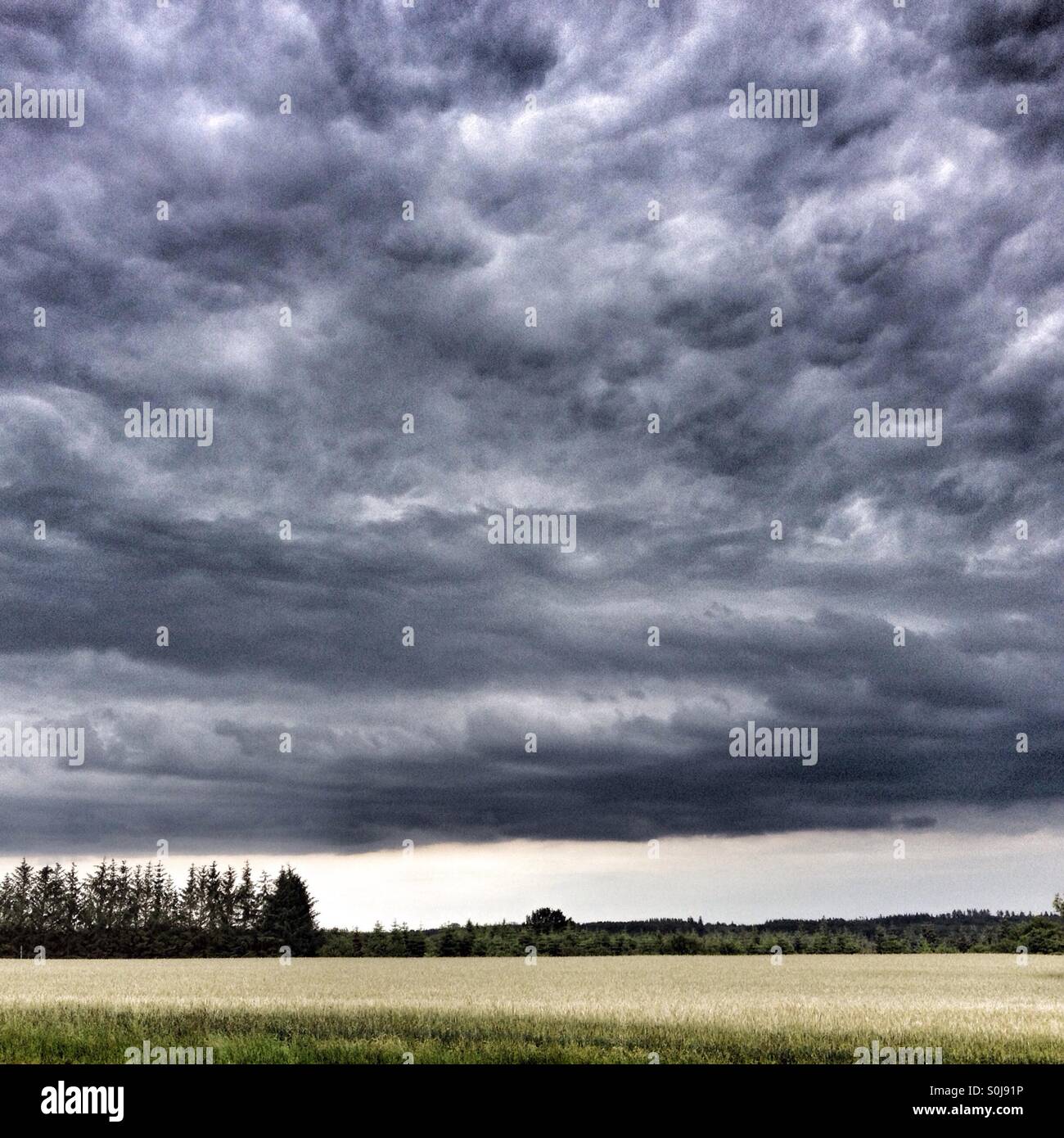 Dark clouds Stock Photo