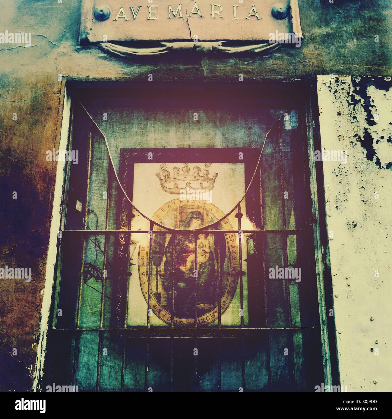 Shrine Rome - Smartphone Captured Stock Image