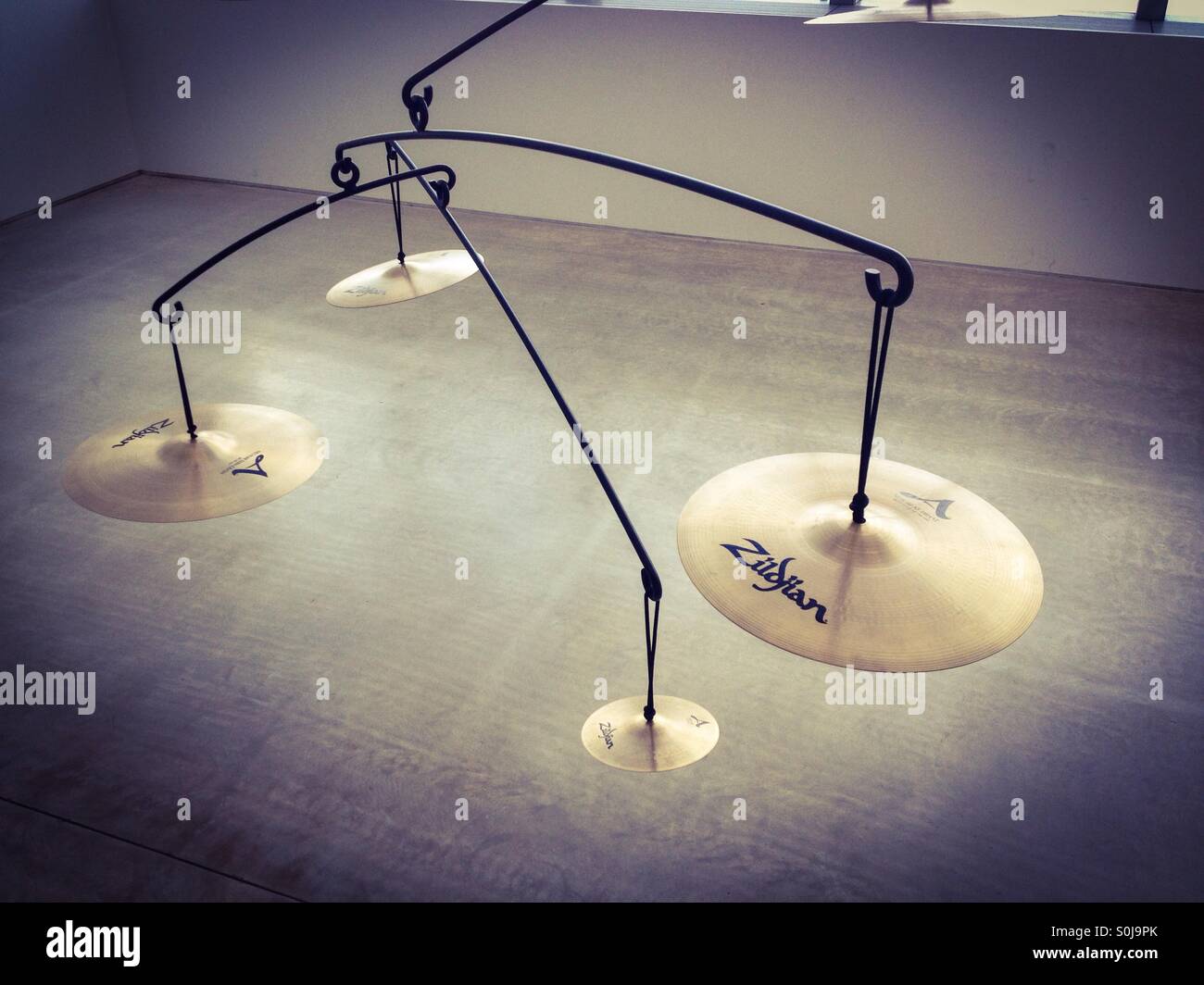 Artwork at the Turner Contenporary - Smartphone Captured Stock Image