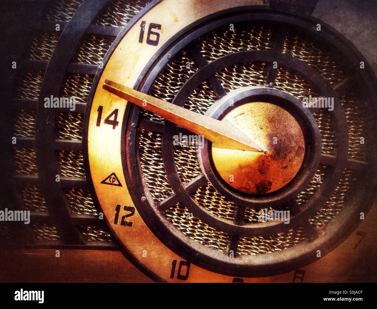 Vintage Radio Dial Stock Photo Alamy