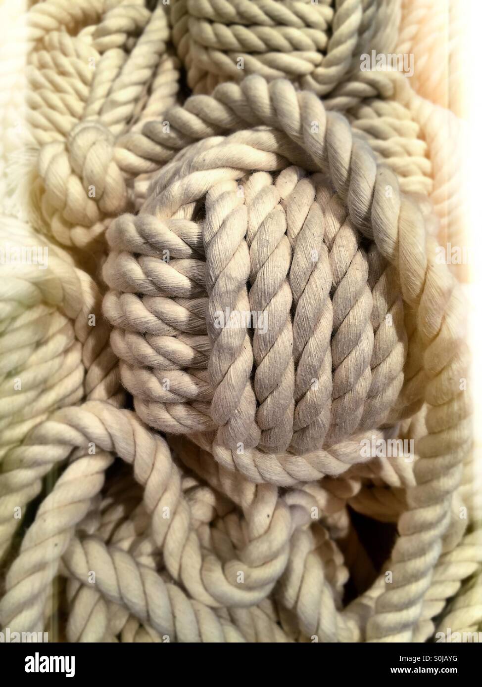 Decorative rope knots hi-res stock photography and images - Alamy