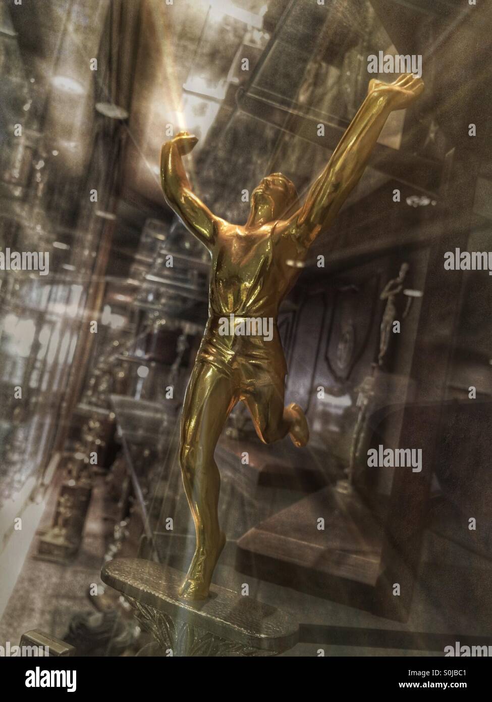 Trophy Case - Smartphone Captured Stock Image