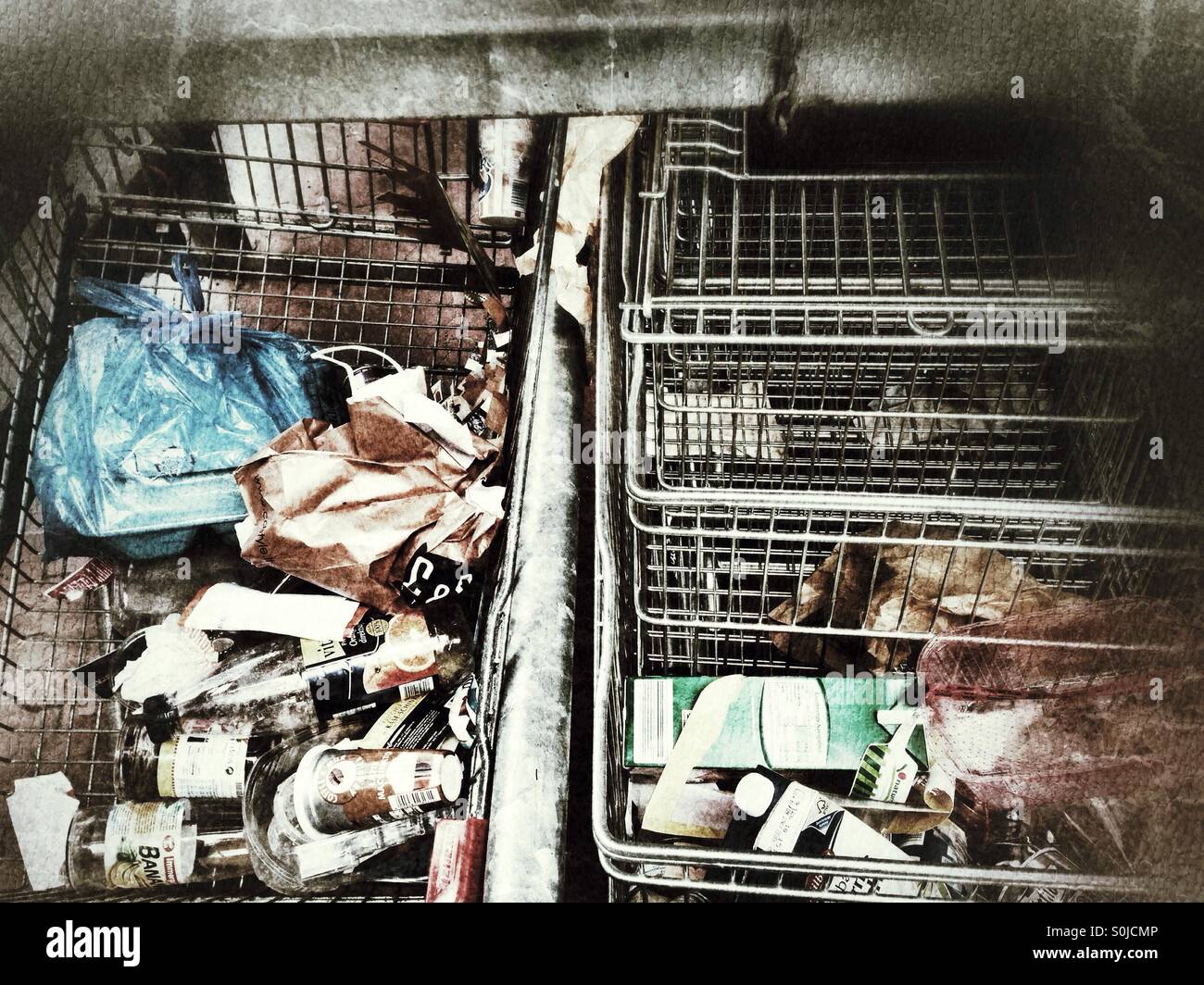 Trash - Smartphone Captured Stock Image