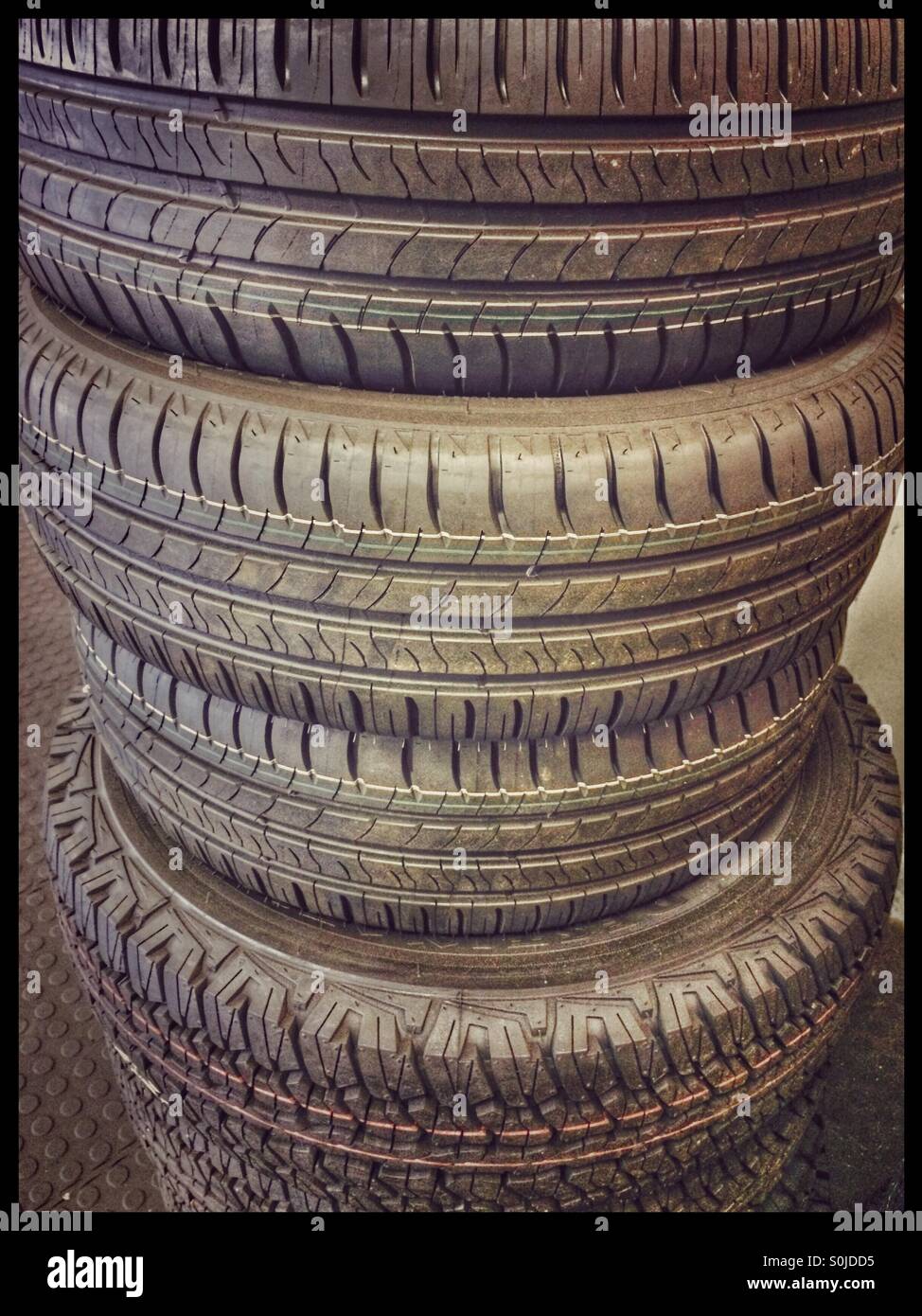 Tires stacked up Stock Photo Alamy