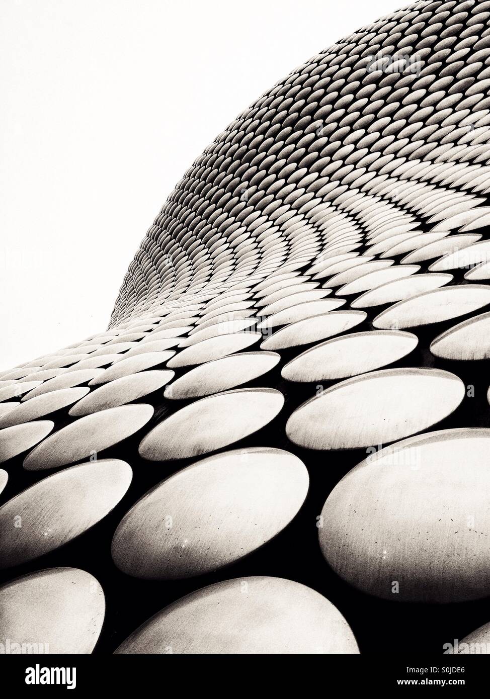 Selfridges building in Birmingham - Smartphone Captured Stock Image