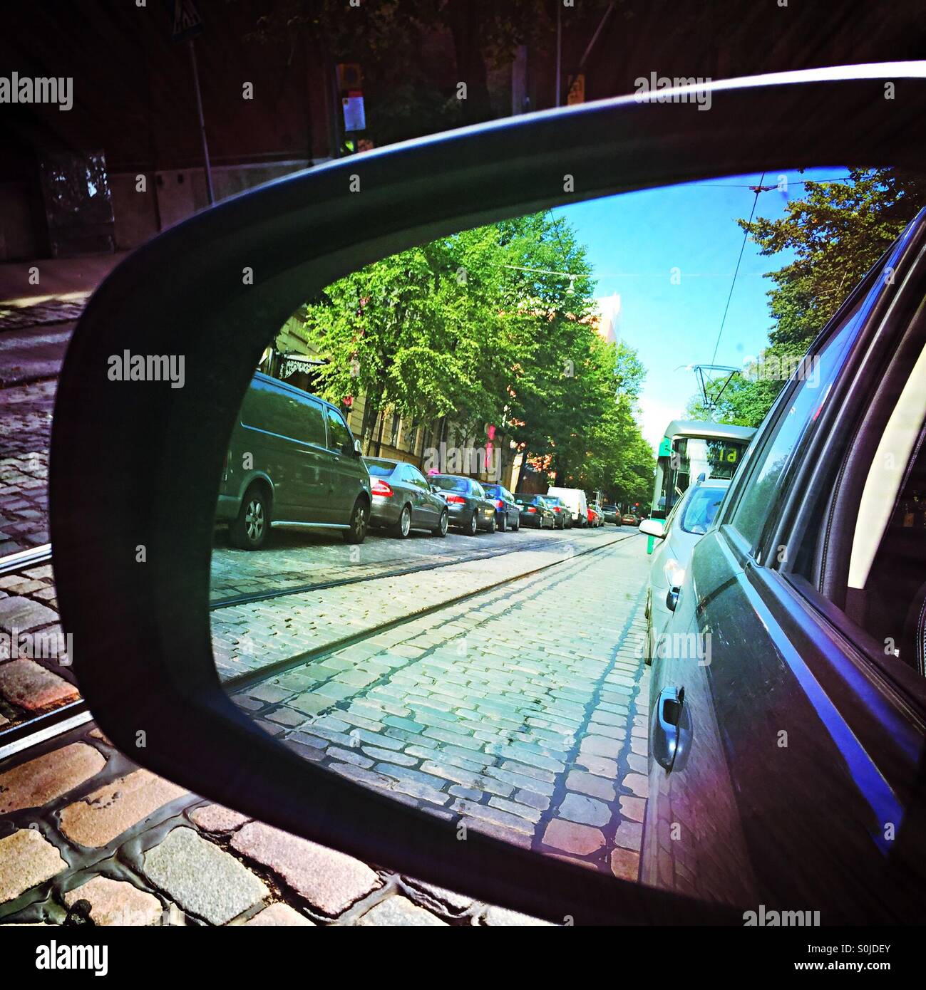 Mirror - Smartphone Captured Stock Image