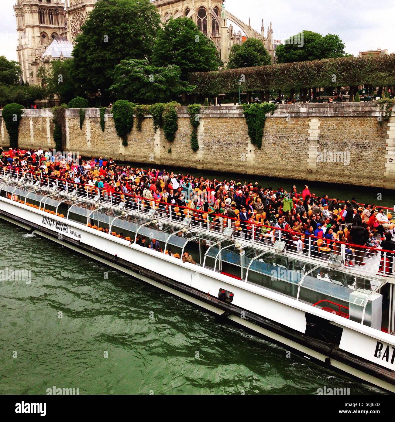 Tourist Boat - Smartphone Captured Stock Image
