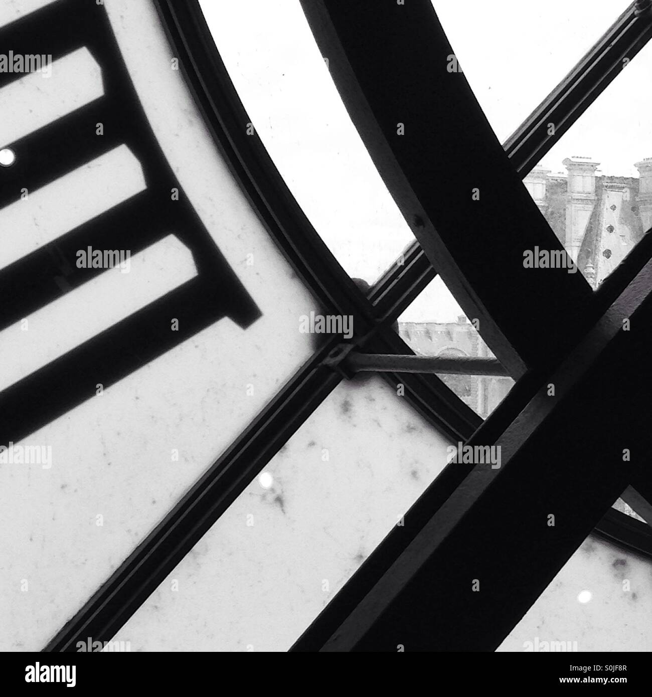 Clock Face - Smartphone Captured Stock Image