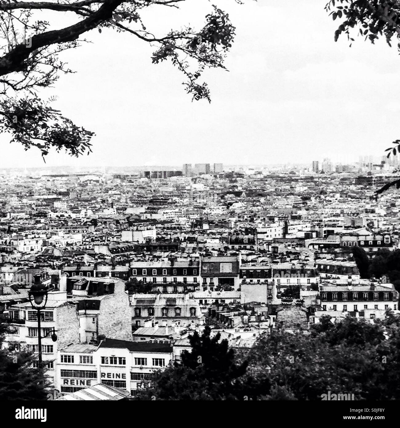 View of Paris - Smartphone Captured Stock Image