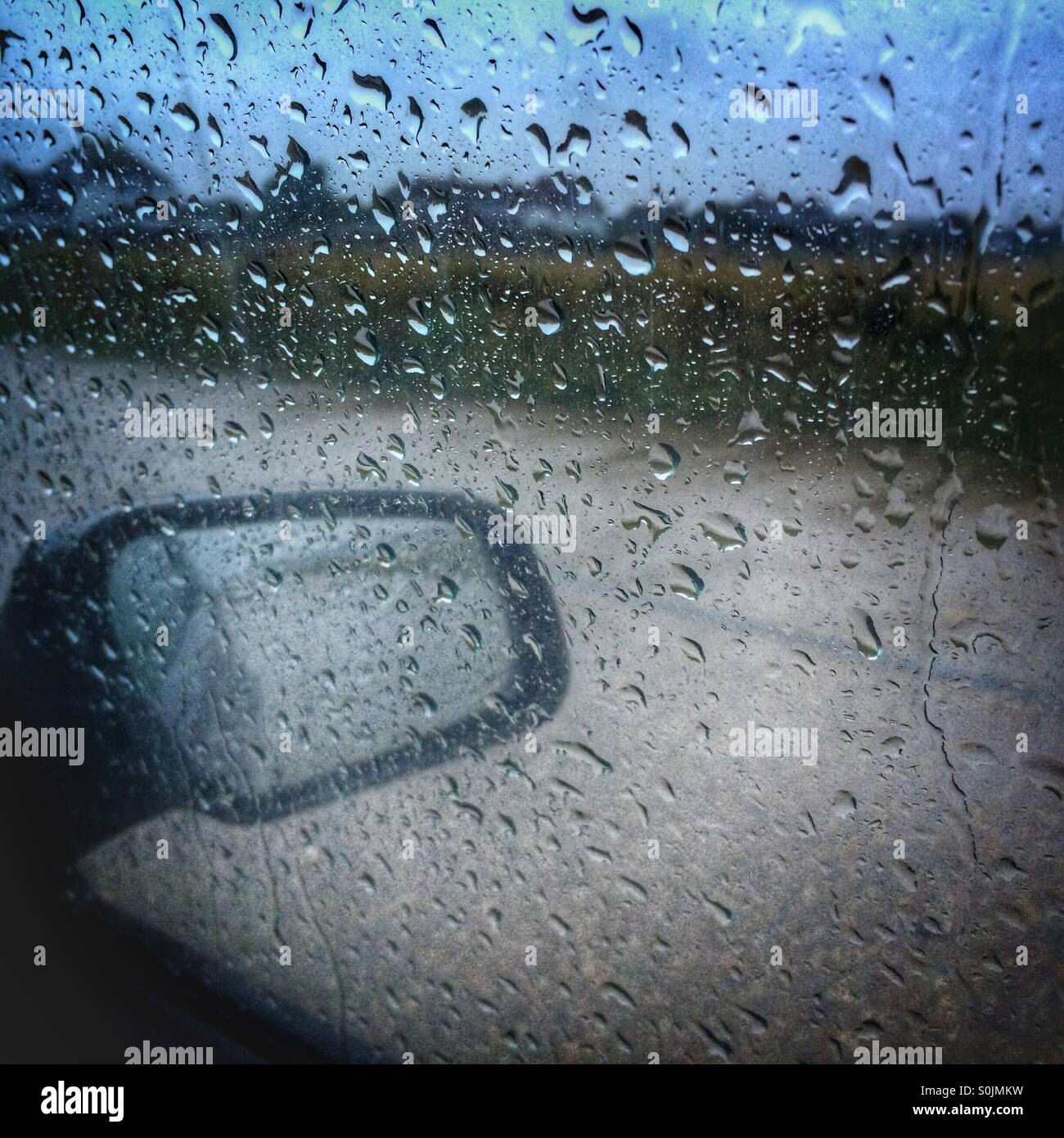 Car on sale window rain