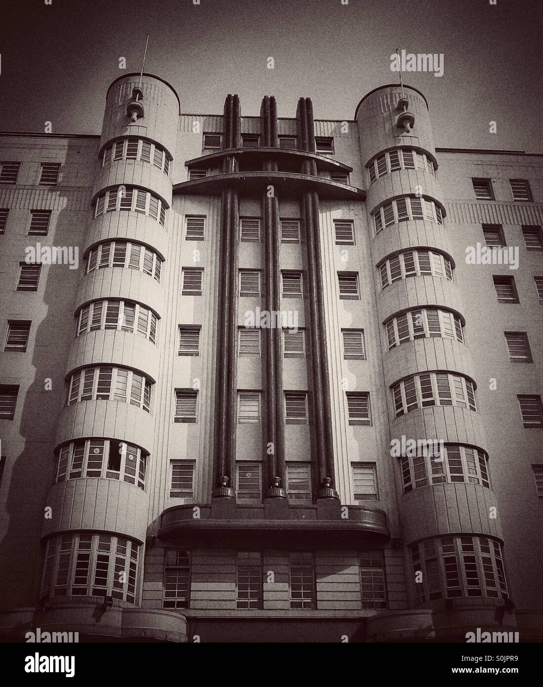 Art Deco cinema frontage, Sauchiehall Street, Glasgow - Smartphone Captured Stock Image