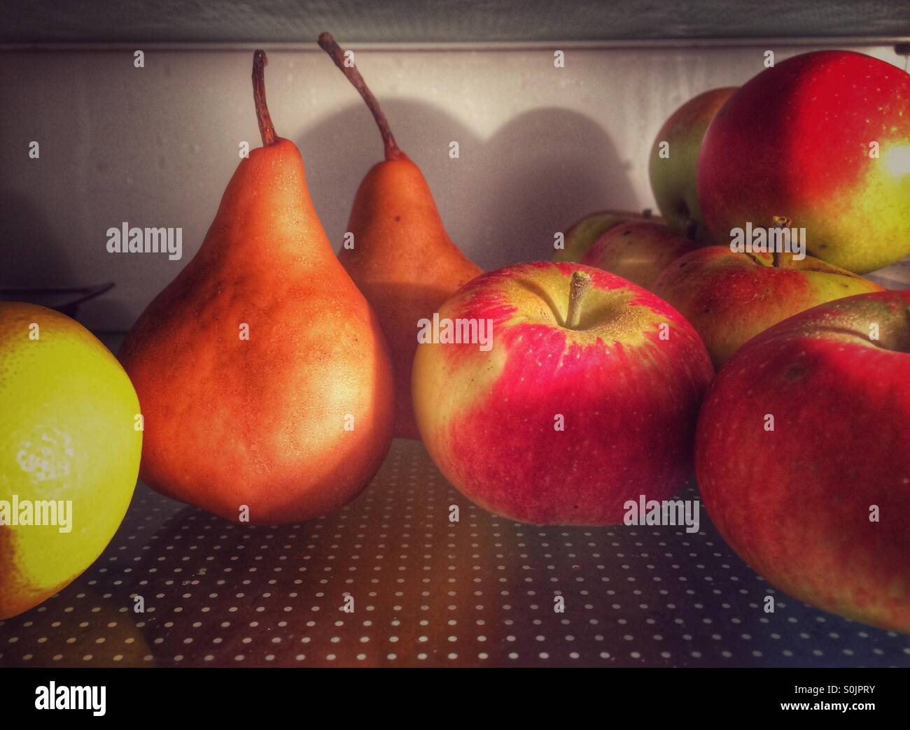 Fruit in fridge Stock Photo Alamy