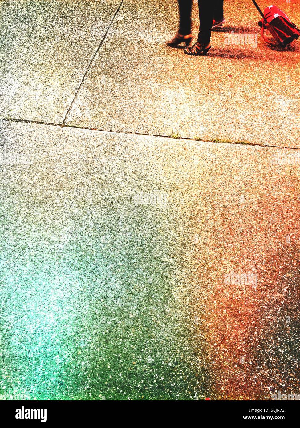 On the way to school - Smartphone Captured Stock Image