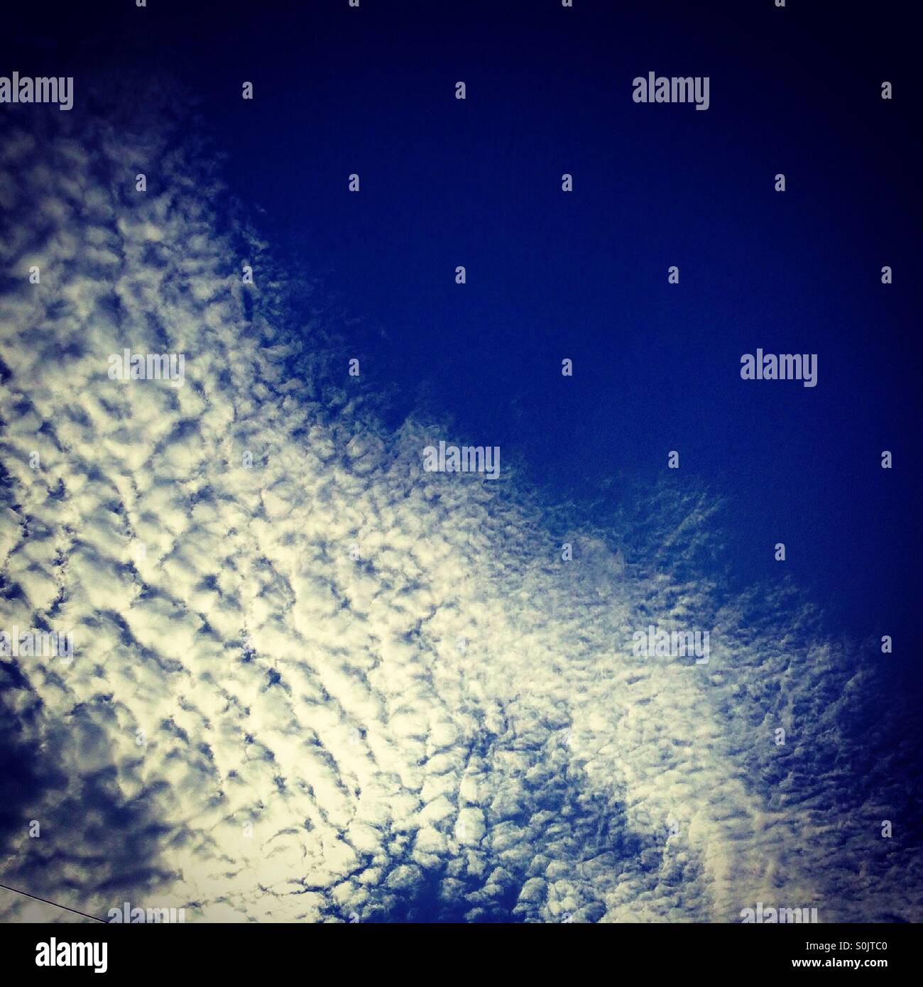 Cloudy sky - Smartphone Captured Stock Image