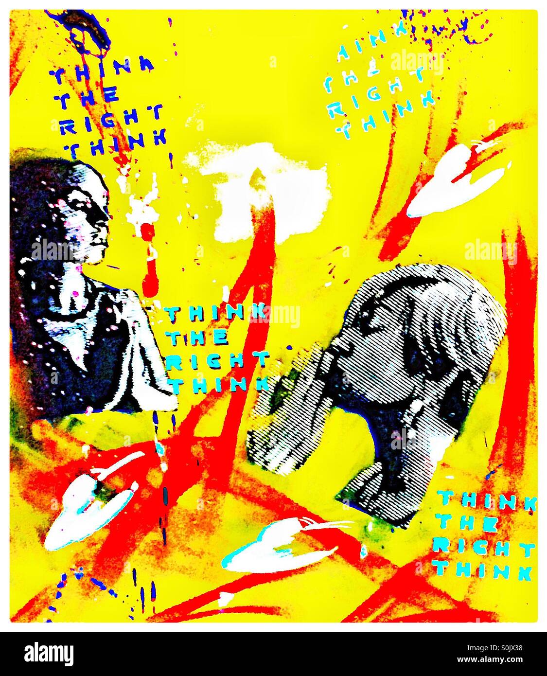 Think - Smartphone Captured Stock Image