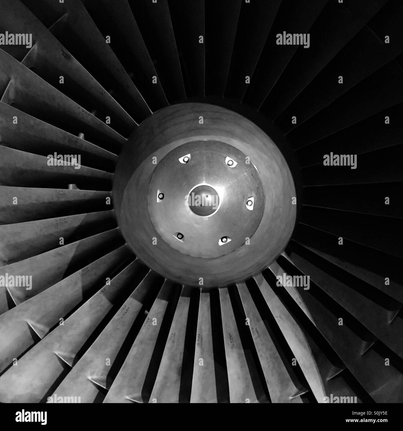 Aircraft engine Black and White Stock Photos & Images - Alamy