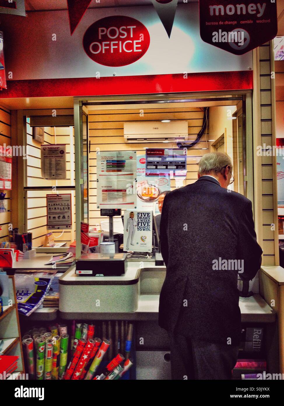 At the Post Office. - Smartphone Captured Stock Image