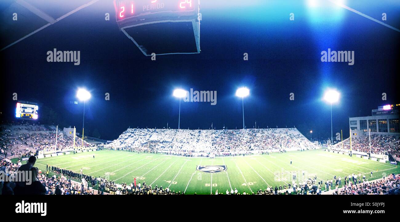 Night Football Stadium Lights - Friday night light football games. Even