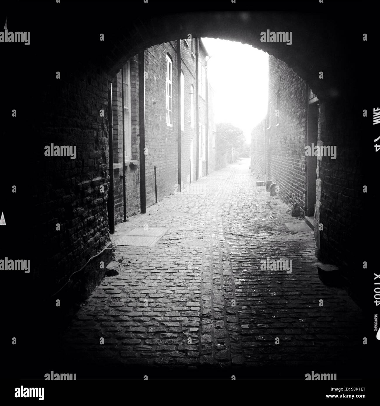 Devil's Alley in King's Lynn, Norfolk - Smartphone Captured Stock Image