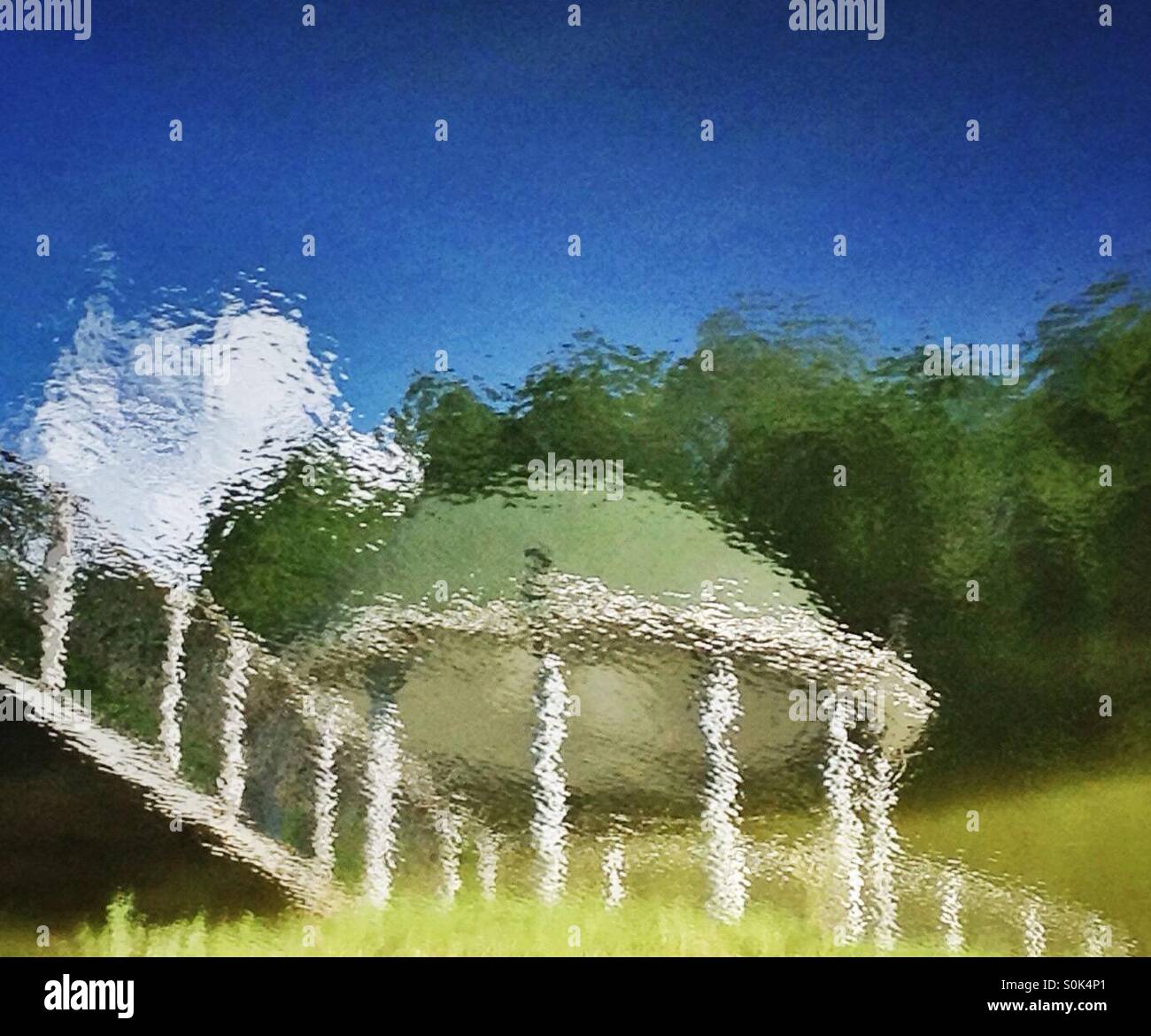 Reflection in water - Smartphone Captured Stock Image