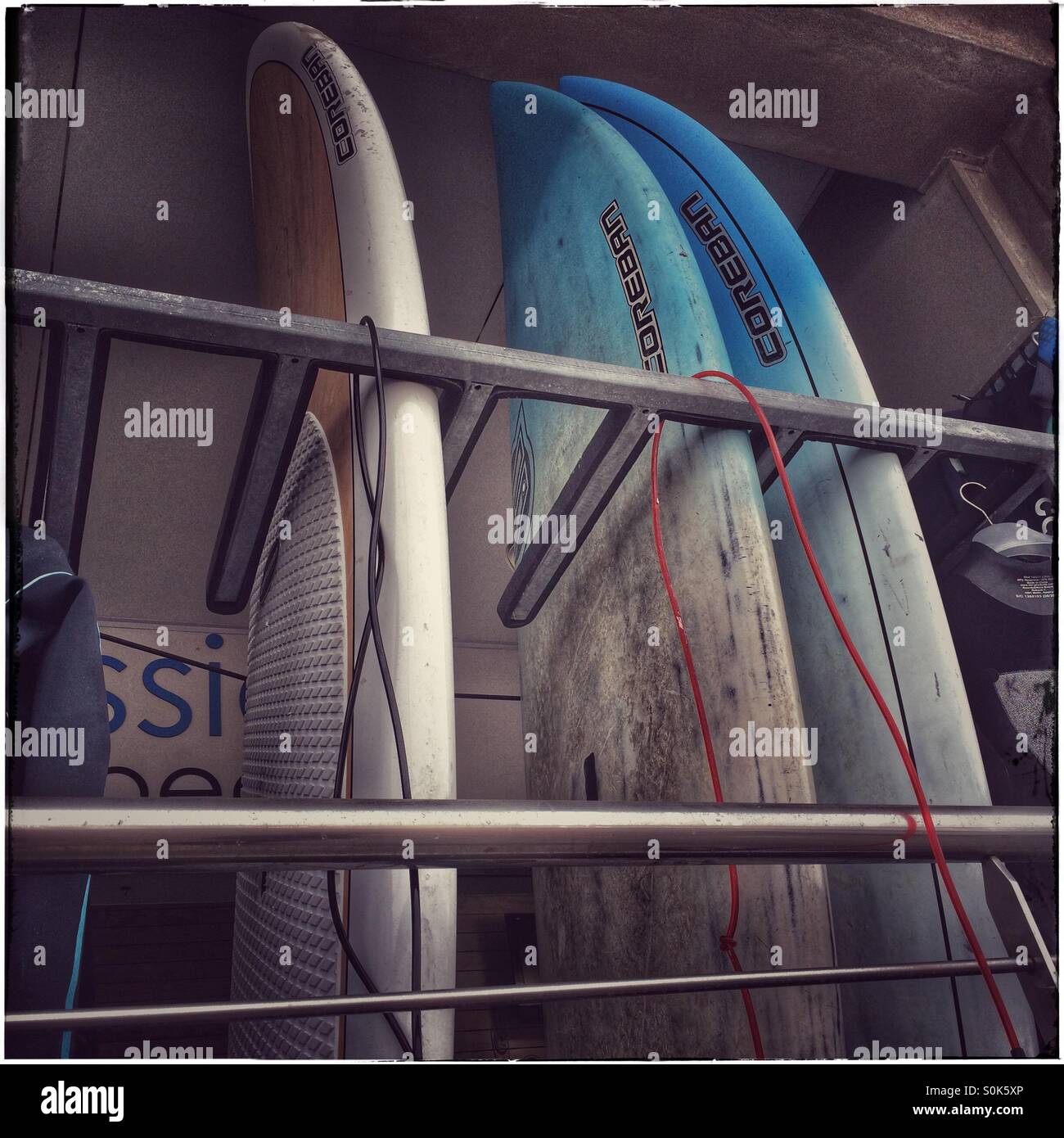 Surfboards, Muizenberg, South Africa Stock Photo Alamy