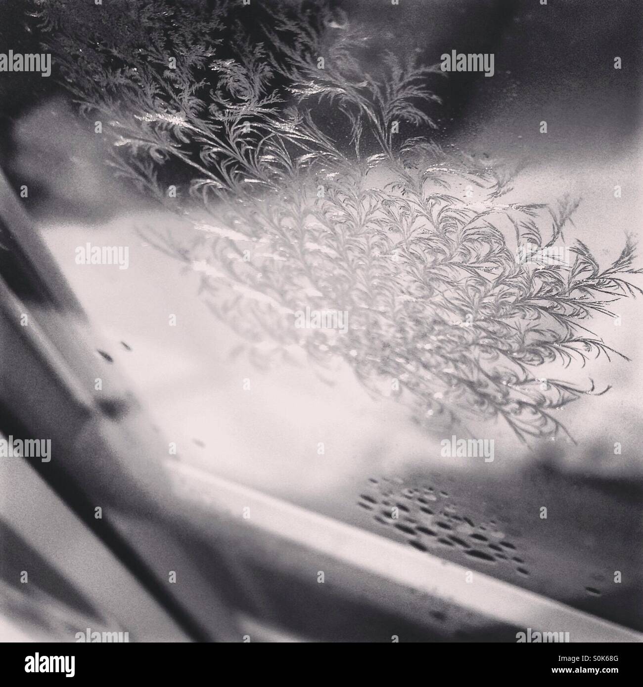 Frost On Window Stock Photos & Frost On Window Stock Images - Alamy