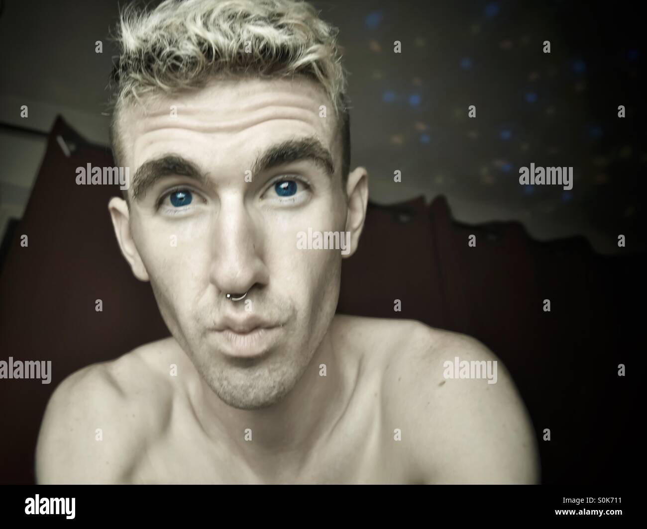 Beautiful big eyes Stock Photo Alamy