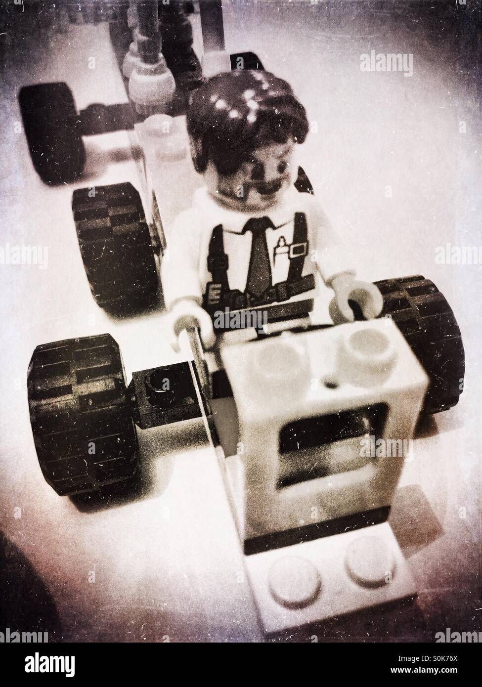 Lego construction. Stock Photo