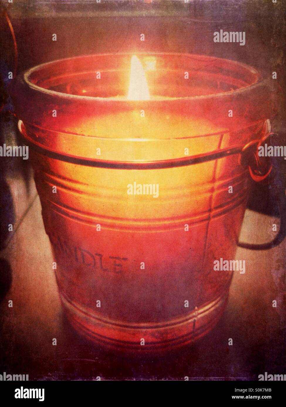 Candle - Smartphone Captured Stock Image