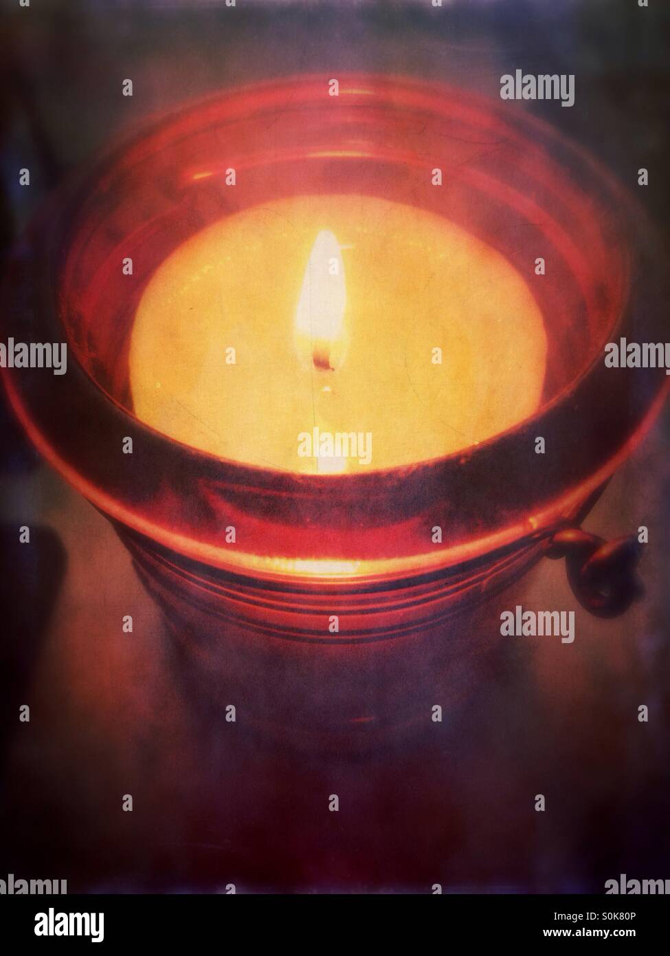 Candle - Smartphone Captured Stock Image