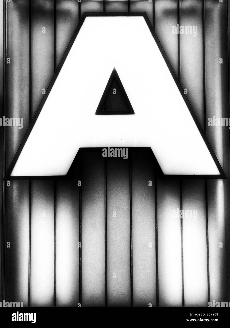 A is for anything, simple style. Stock Photo