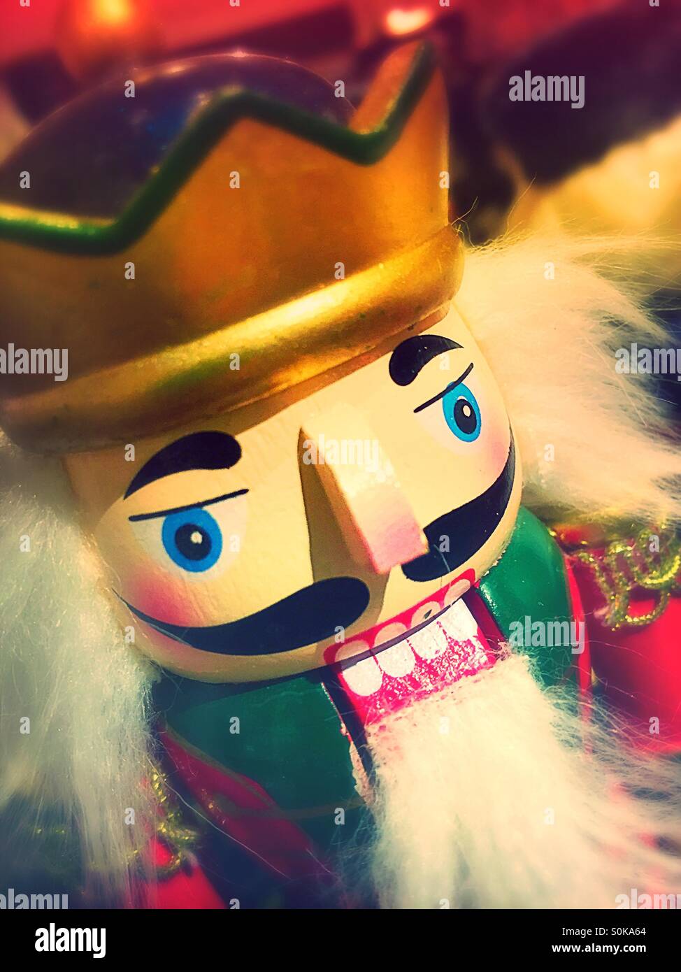 Nutcracker Christmas tree ornament Stock Photo Alamy