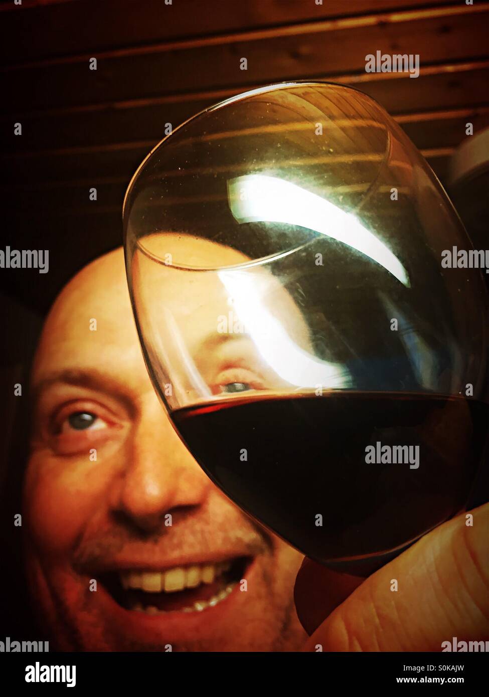 Alcoholism - Smartphone Captured Stock Image