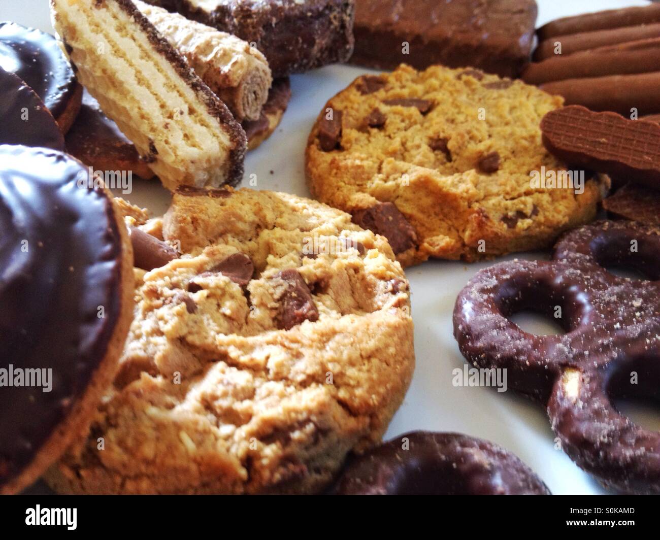 Biscuits - Smartphone Captured Stock Image