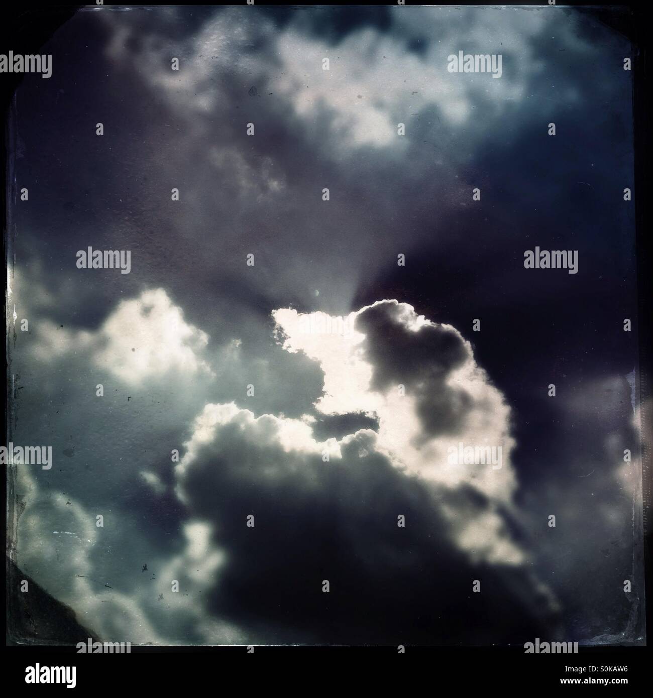 Dramatic cloudscape - Smartphone Captured Stock Image Dramatic cloudscape - Smartphone Captured Stock Image